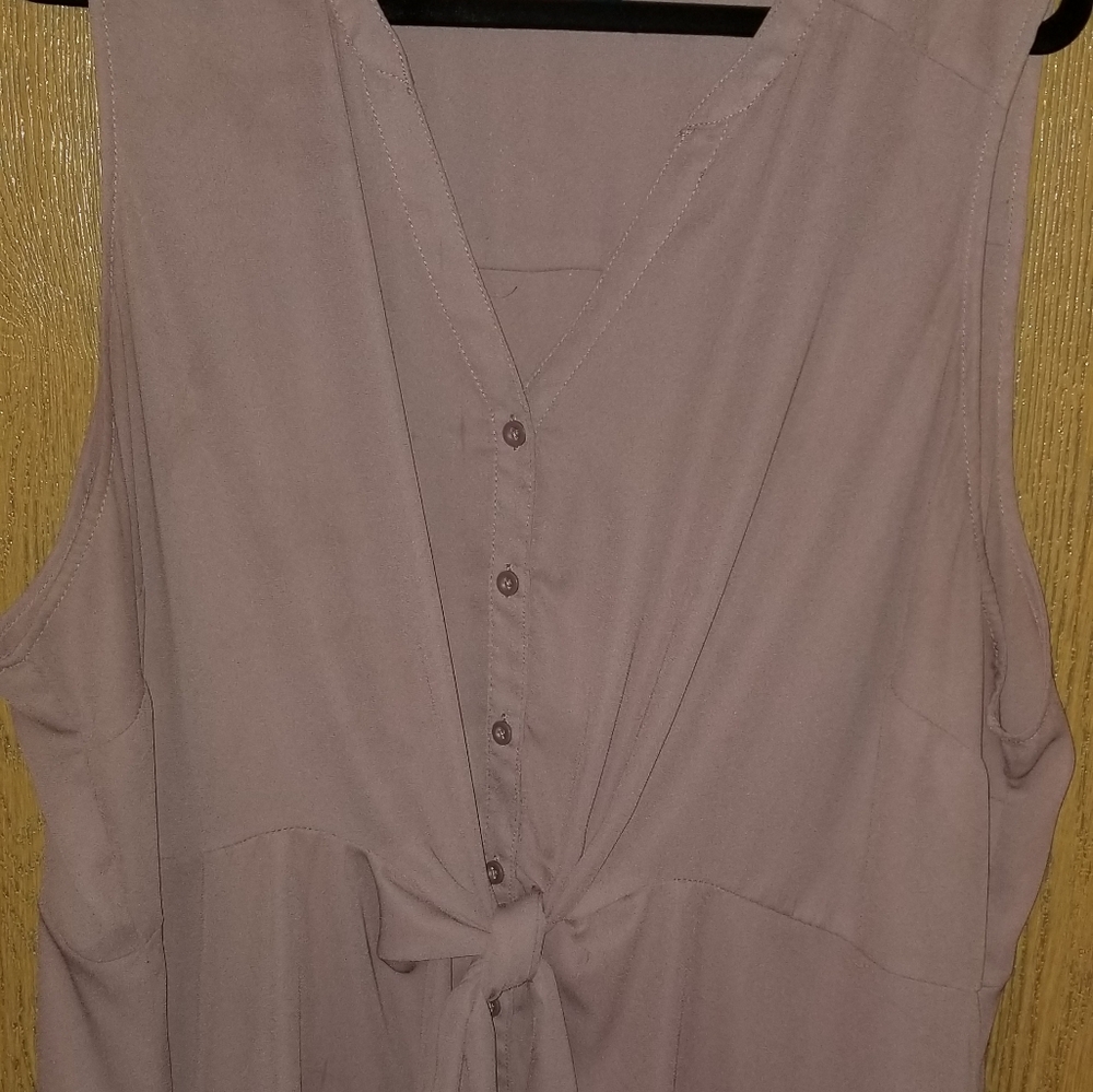 Peplum Top w/ Tie